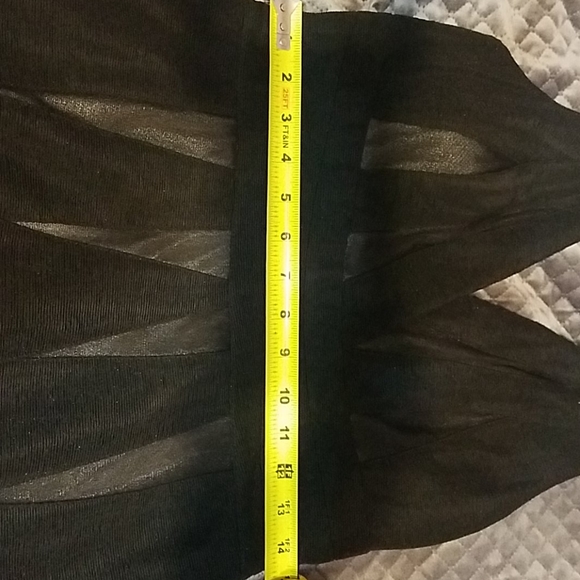 V Neck Little Black Dress - Picture 7 of 8